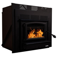 Buck Stove 20-Inch Model ZC74 Zero Clearance Catalytic Wood Burning Stove with Blower Assembly and Black Door
