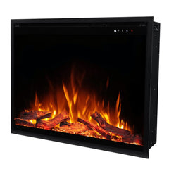 Touchstone 80075 38-Inch Fireplug Pro Smart Electric Fireplace Insert with Fire Crackle Sound