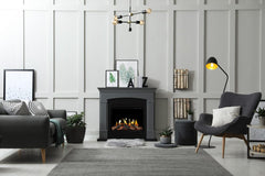 Modern Flames OR54-TRAD-V2 54" Orion Traditional V2 LCD Heliovision Built in Electric Fireplace