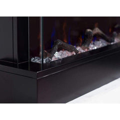Touchstone 80034 50-Inch Black Chesmont Wall Mounted 3-Sided Electric Fireplace