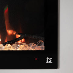Touchstone 80055 57-Inch The Sideline Fury Slim-Depth Recessed Smart Electric Fireplace