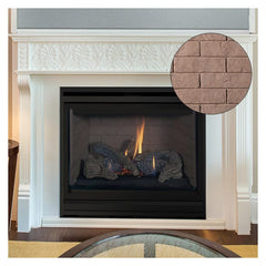 Superior 40-Inch DRT2040 Traditional Direct Vent Gas Fireplace with Aged Oak Log Set