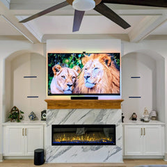 Touchstone 80057 50-Inch The Sideline Elite Pro Smart Electric Fireplace