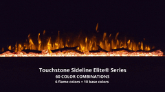 Touchstone 80068  42-Inch Sideline Elite Recessed Smart Electric Fireplace