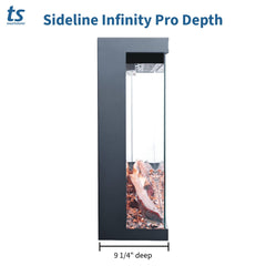 Touchstone 80066 84-Inch The Sideline Infinity Pro 3 Sided Recessed Smart Electric Fireplace