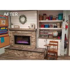 Touchstone 80027 40-Inch The Sideline Recessed Electric Fireplace
