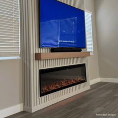 Touchstone 80058 60-Inch The Sideline Elite Pro Smart Electric Fireplace