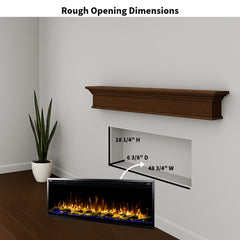 Touchstone 80057 50-Inch The Sideline Elite Pro Smart Electric Fireplace