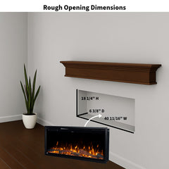 Touchstone 80061 42-Inch The Sideline Elite Pro Smart Electric Fireplace