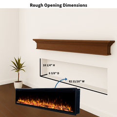Touchstone 80062 84-Inch The Sideline Elite Pro Smart Electric Fireplace