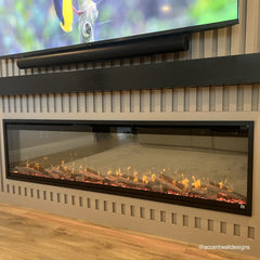 Touchstone 80062 84-Inch The Sideline Elite Pro Smart Electric Fireplace