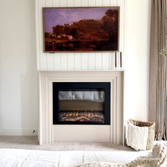 Touchstone 80072 33-Inch Fireplug Pro Smart Electric Fireplace Insert with Fire Crackle Sound