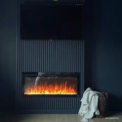 Touchstone 80053 46-Inch The Sideline Fury Slim-Depth Recessed Smart Electric Fireplace