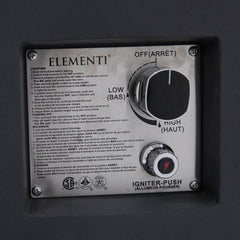 Elementi Plus OFG311 43-Inch Pacaya Concrete Fire Table with Hidden Propane Tank