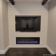 Touchstone 80056 65-Inch The Sideline Fury Slim-Depth Recessed Smart Electric Fireplace