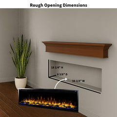 Touchstone 80058 60-Inch The Sideline Elite Pro Smart Electric Fireplace