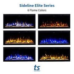 Touchstone 80052 40-Inch Sideline Elite Smart Forte Recessed Smart Electric Fireplace