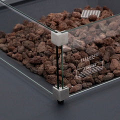 Elementi Plus OFG310 43-Inch Rocky Concrete Fire Table with Hidden Propane Tank