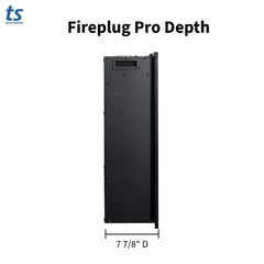 Touchstone 80075 38-Inch Fireplug Pro Smart Electric Fireplace Insert with Fire Crackle Sound