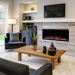 Touchstone 80042 42-Inch Sideline Elite Smart WiFi-Enabled Electric Fireplace (Alexa/Google Compatible)
