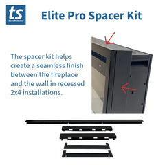 Touchstone 80058 60-Inch The Sideline Elite Pro Smart Electric Fireplace