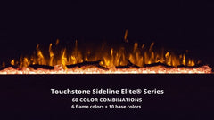 Touchstone 80052 40-Inch Sideline Elite Smart Forte Recessed Smart Electric Fireplace