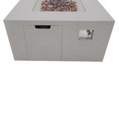 Elementi Plus OFG310 43-Inch Rocky Concrete Fire Table with Hidden Propane Tank