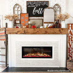 Touchstone 80069 50-Inch  Sideline Elite Smart WiFi-Enabled Electric Fireplace w/Alexa Built-in