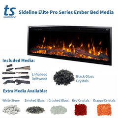 Touchstone 80057 50-Inch The Sideline Elite Pro Smart Electric Fireplace