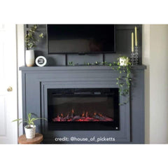 Touchstone 80014 36-Inch The Sideline Recessed Electric Fireplace