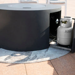 Elementi Plus OFG311 43-Inch Pacaya Concrete Fire Table with Hidden Propane Tank