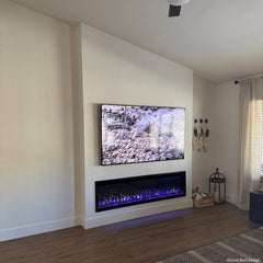 Touchstone 80059 72-Inch The Sideline Elite Pro Smart Electric Fireplace