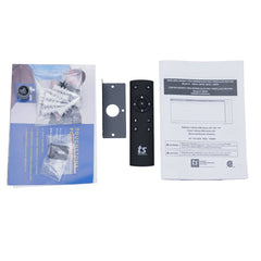 Touchstone 80051 72-Inch The Sideline Infinity Pro 3 Sided Recessed Smart Electric Fireplace