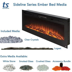 Touchstone 80027 40-Inch The Sideline Recessed Electric Fireplace