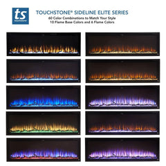 Touchstone 80037 60-Inch Sideline Elite Smart WiFi-Enabled Electric Fireplace (Alexa/Google Compatible)