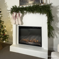 Touchstone 80075 38-Inch Fireplug Pro Smart Electric Fireplace Insert with Fire Crackle Sound