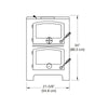 Vermont Bun Baker 750 Nectre Wood Cook Stove & Oven