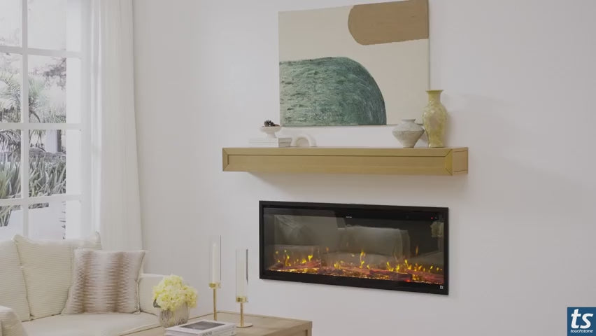 Touchstone 80057 50-Inch The Sideline Elite Pro Smart Electric Fireplace