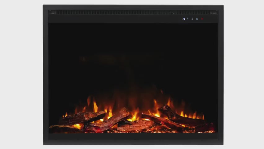 Touchstone 80072 33-Inch Fireplug Pro Smart Electric Fireplace Insert with Fire Crackle Sound