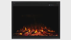 Touchstone 80072 33-Inch Fireplug Pro Smart Electric Fireplace Insert with Fire Crackle Sound