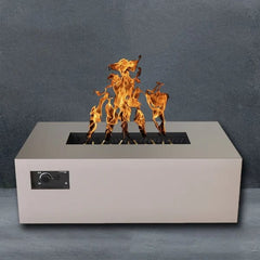 Warming Trends AON Powder-Coated Steel Rectangular Fire Table