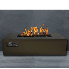 Warming Trends AON Powder-Coated Steel Rectangular Fire Table