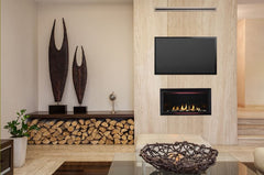 Heatilator Rave 42" Linear Contemporary Direct Vent Natural Gas Fireplace With IntelliFire Touch Ignition System