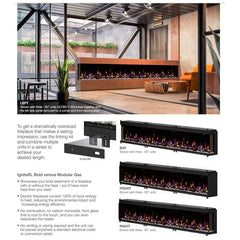 Dimplex 50-Inch IgniteXL Bold Deep Built-in Linear Electric Fireplace