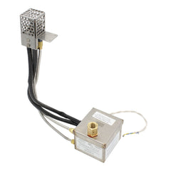 American Fire Glass Rectangular Flat Pan with All Weather Electronic Ignition System