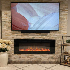 Touchstone 80011 60-Inch The Sideline Recessed Electric Fireplace