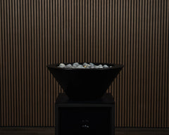 Warming Trends AON Metal Architectural Ascend Round Wok Metal Vessels w/ Crossfire Brass Burner