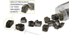 American Fire Glass AFF-YSMRF12-10 1/2-Inch Premium Fire Glass 10-Pounds, Yosemite Reflective Mix