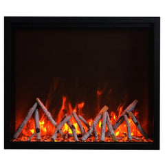 Amantii Traditional Series Built-In Electric Fireplace with 10 Piece Log Set