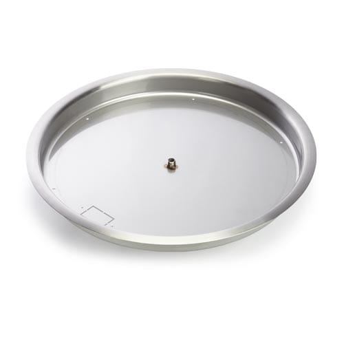 HPC Fire Stainless Steel Drop In Burner Pans, Round Bowl
